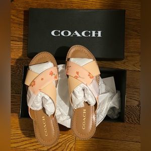 Original Coach Floral Sandal